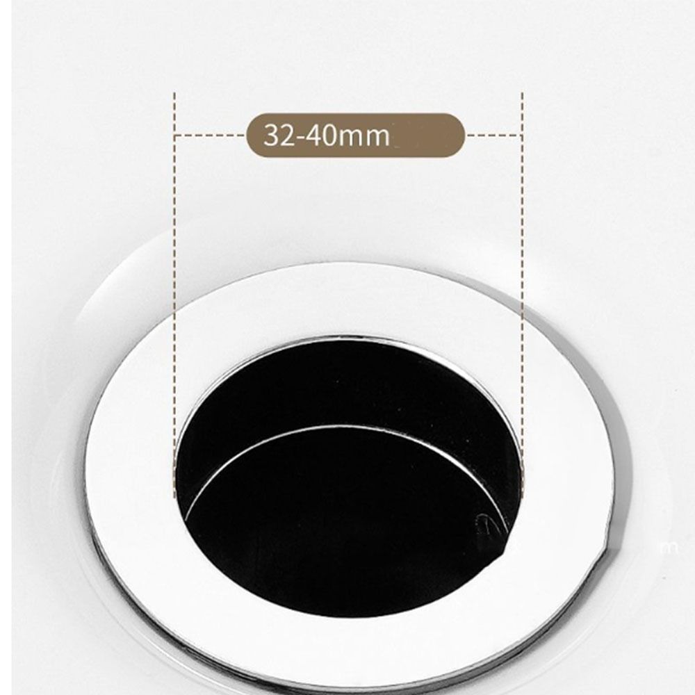 Rapid Drainage Pop-Up Bounce Core No Overflow Sink Drain Plug Wash Basin Drain Filter Shower