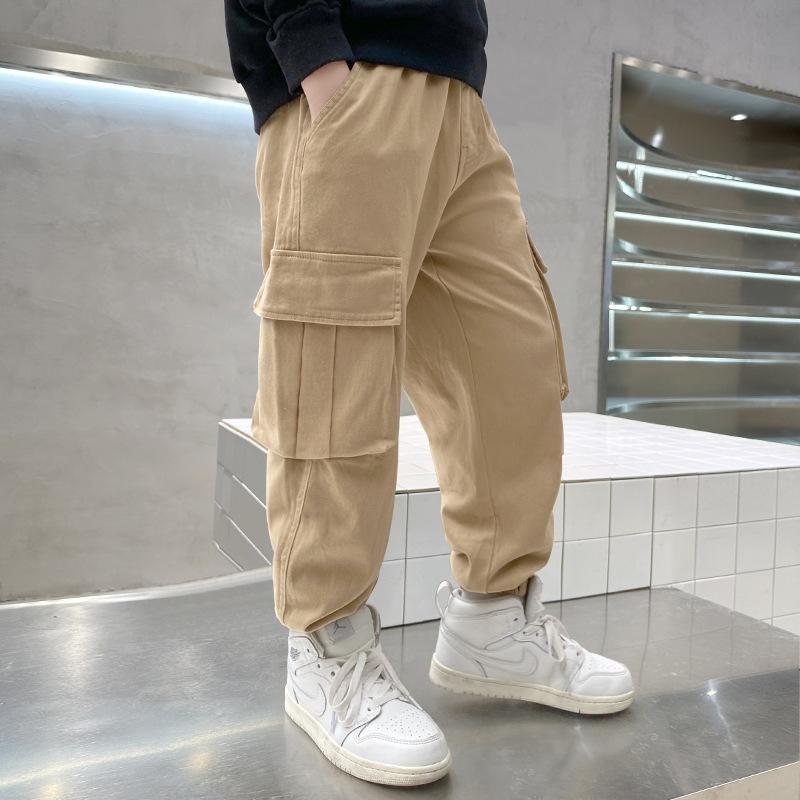 Pantaloni da Ragazzo 3-10 Anni Primavera Autunno Pantaloni Lunghi Casual Fantasia per Bambini Bambini Adolescenti Abbigliamento Sportivo