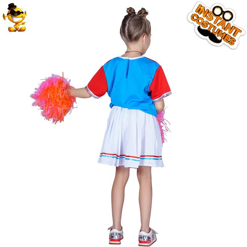 School style cheerleading dance dress for children and girls, cheerleading role-playing dance costume for little girls