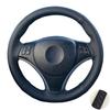 Black Microfibre Leather Car Steering Wheel Cover For BMW M Sport M3 E90 E91 E92 E93 E87 E81 E82 E88 X1 E84 Steering Wheel Case