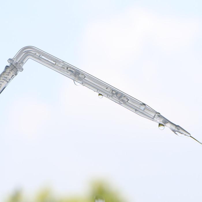 25 bucăți cu diametru interior 3 mm transparent cot săgeată picuratoare îndoire 1/4 inchi emițător de picături grădină ghiveci udare instrument seră