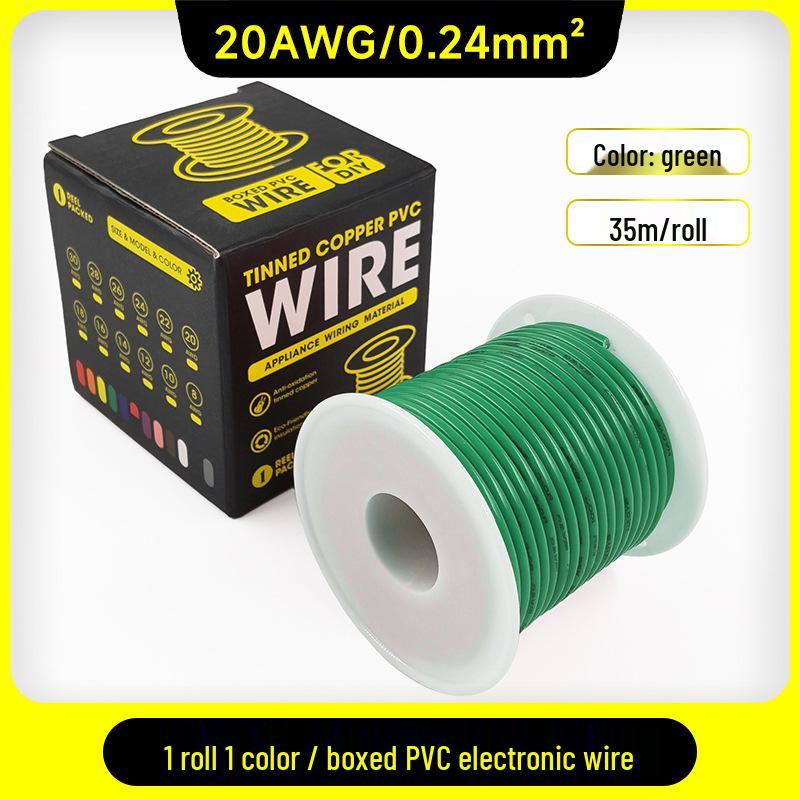 1007 PVC Electronic Wire 16AWG-30AWG Tinned Copper, Flying Lead Aviation Wire