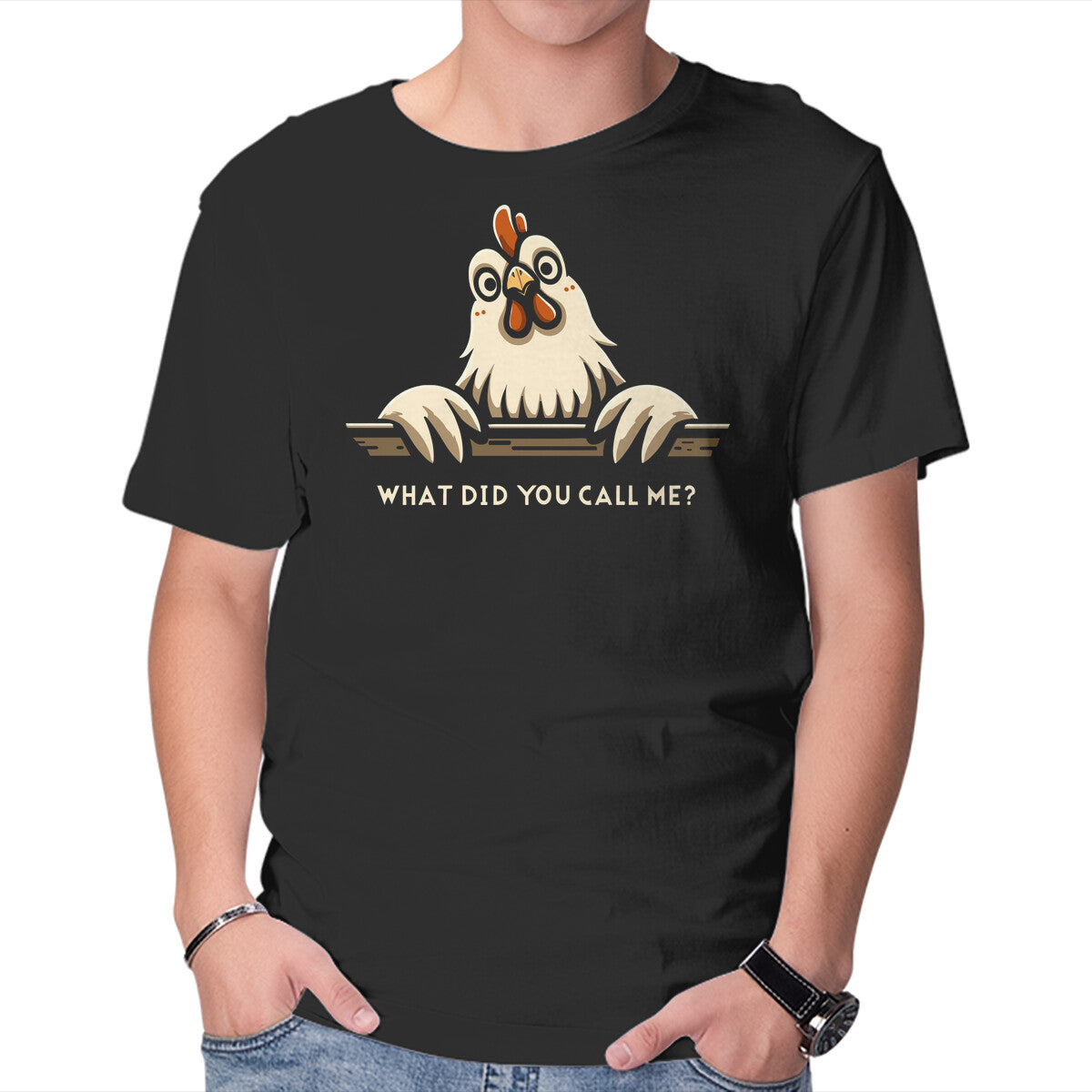 Unisex Crew Neck T-Shirt What Did You Call Me? Graphic Short Sleeve Casual Tee XXL