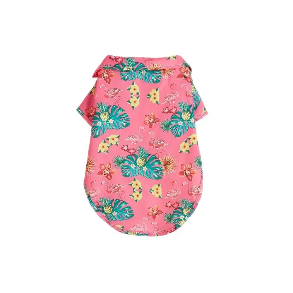 

L-5XL милые летние футболки в гавайском стиле, удобная футболка для домашних животных для средних и больших собак, одежда для щенков, товары для животных L