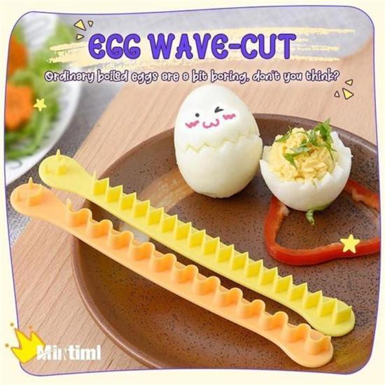 Boiled Eggs Mold Cutter Slicer for Bento Box kitchen tools 2 pcs FreeShip Boiled Eggs Mold Cutter Slicer for Bento Box kitchen tools 2 pcs FreeShip
