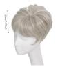 Hair Extensions Top Hair Bangs Replacement Wig Wavy Hair Piece  Cover White Hair