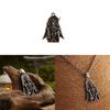 Anubis Mythology Pendant Necklace With Geometric Design For Gothic Fashion Enthusiasts