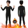 Plush Kids' Basketball & Football Quick-Dry Training Suits for Boys - Autumn/Winter Sports Tights & Base Layer Tops