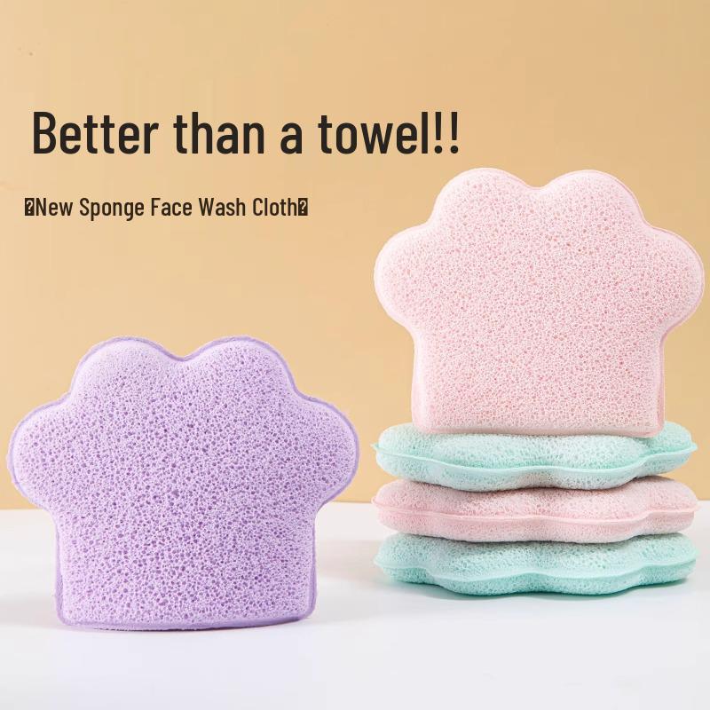 Cat Paw Cleansing Sponge & Mud Mask Remover – Newcomers Save ¥5!