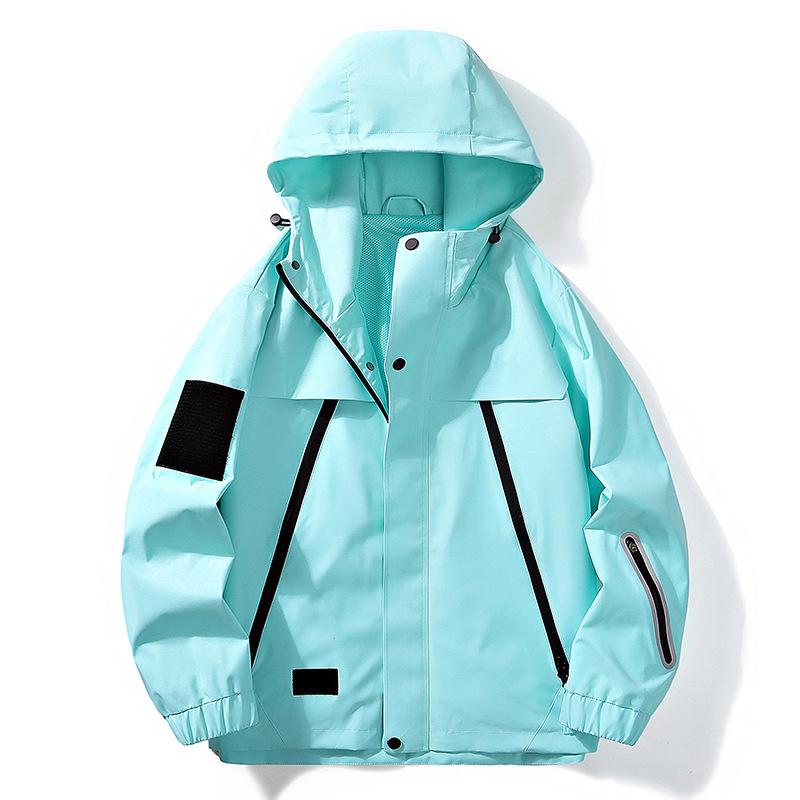 High-quality Windproof and Water-repellent Sports Jackets, Spring and Autumn Trendy Brand Three-proof Jackets, Same-style Tops for Men and Women