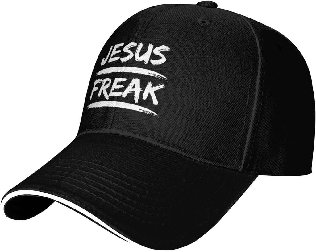 Jesus Freak Grafik Baseballkappe Polyester Lässig Verstellbar Trucker-Hut für Unisex Erwachsene