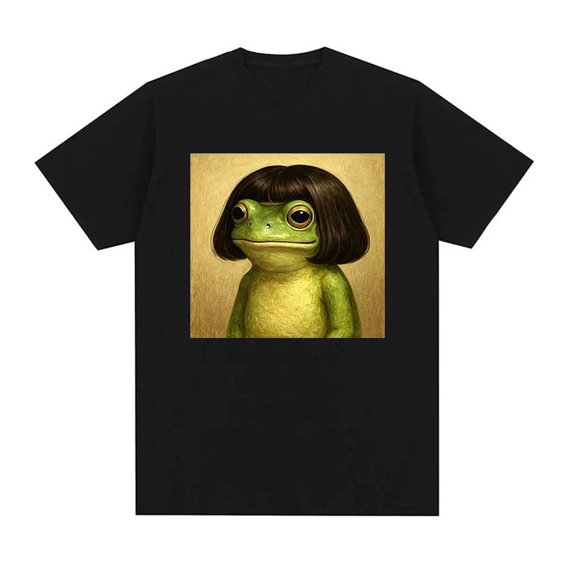 

Funny Frog Graphic Print Tshirts for Unisex Summer Casual Loose Fashion Streetwear Tops Women Crew Neck Short Sleeve Tshirts 4XL