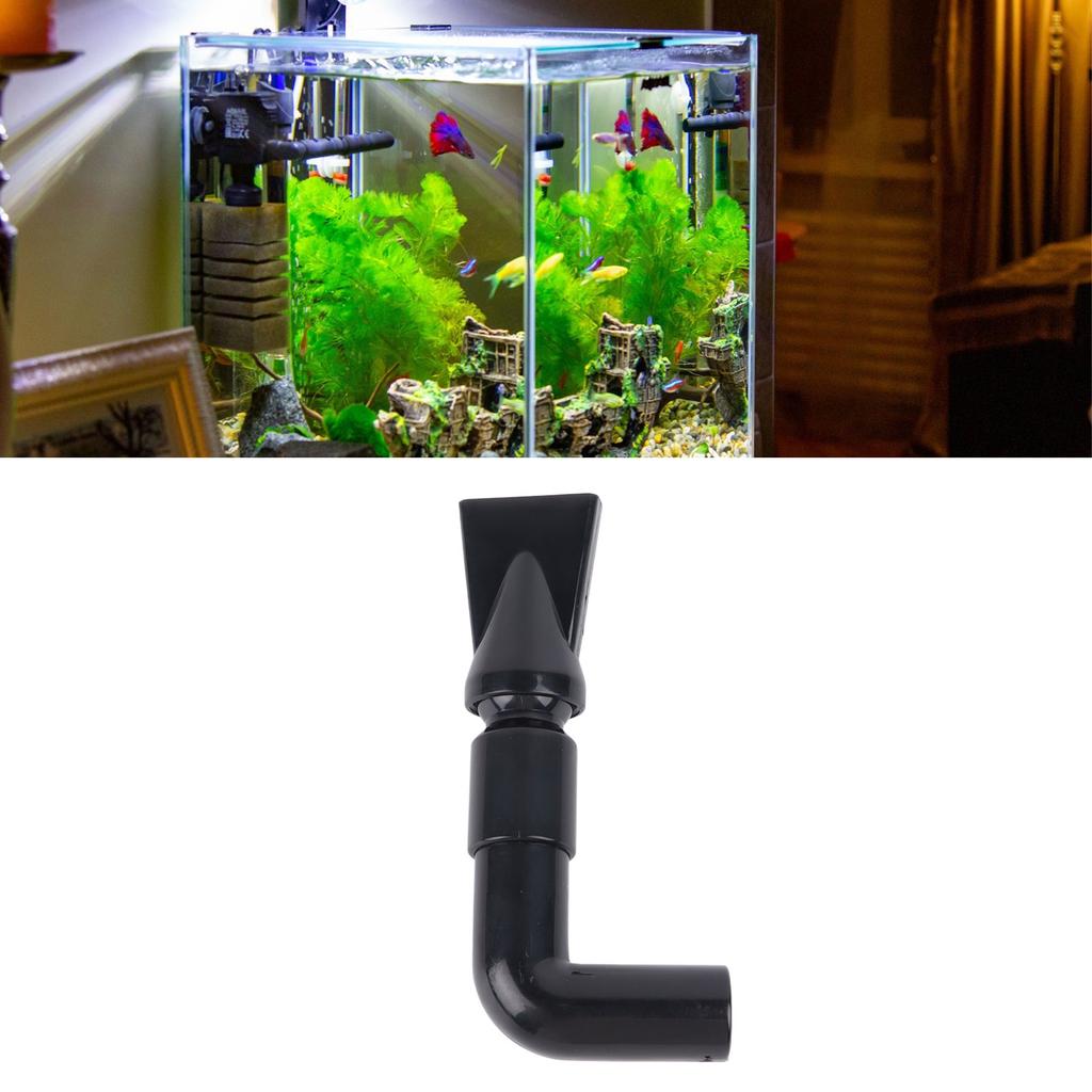 Aquarium Pump Duckbill Nozzle Rotatable Elbow Water Return Outlet Nozzle for Home Fish