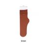 Women's Trendy Mid-Tube Ice Velvet Socks - Solid Colors and Fashionable Curls