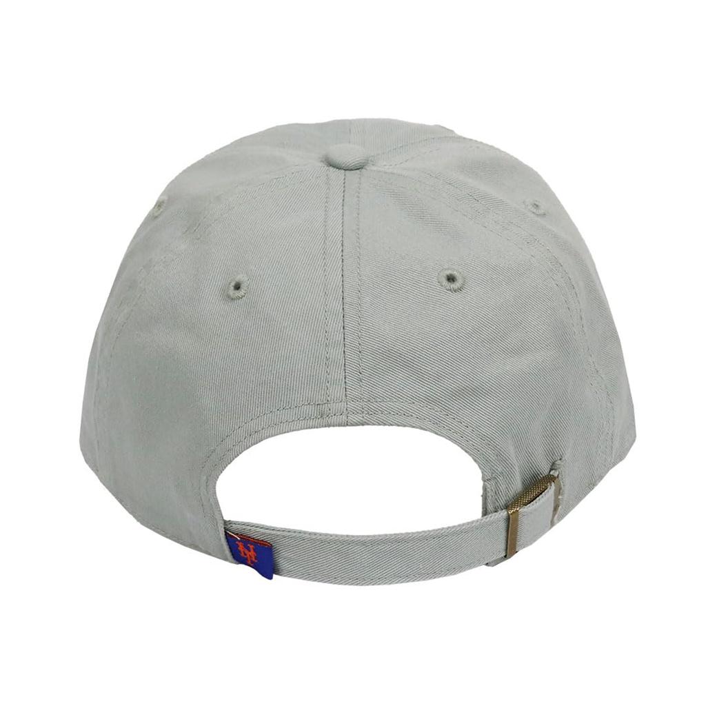 Seven 47 Kšiltovka Cleanup Low Cap Kšiltovka Major League Unisex Logo New York Mets Bouřkově šedá Šedá [Značka Forty] Pánská Dámská