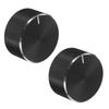 2pcs Potentiometer Knob Light Dimmer Control Rotary Switch Replacement Universal Plastic Knobs For Amplifier Guitar Effect Pedal