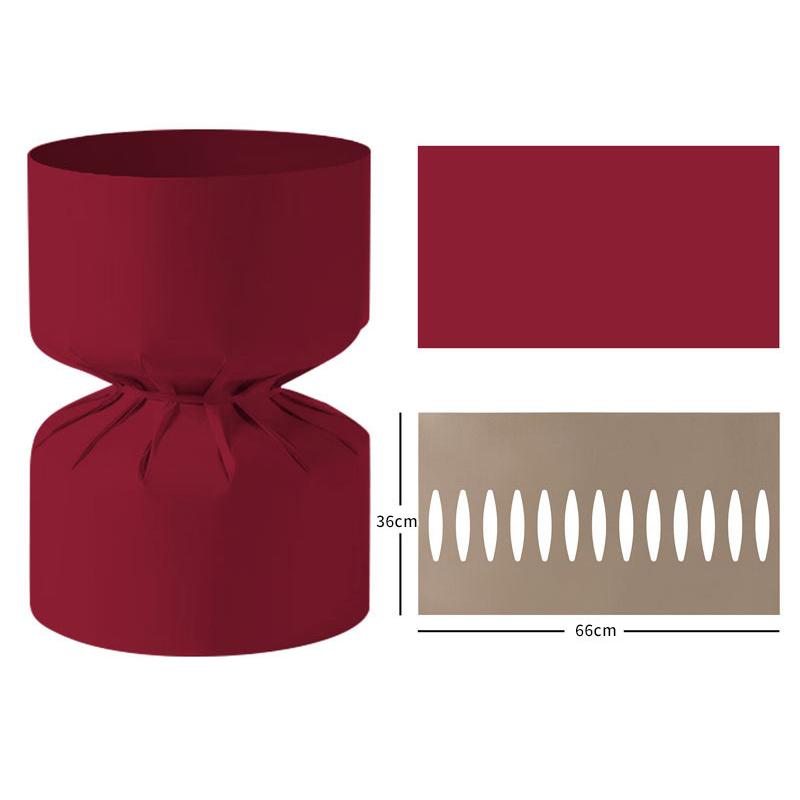 

4/5Pcs Round Bouquet Modeling Flower Rose Packaging Lining Wrapping Paper Florist Materials Aids красный