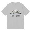 Funny At Walker Not Today Harajuku T Shrits Graphics Print Mens Women Tee Shirt High Quality Short Sleeves Streetwear Teenagers