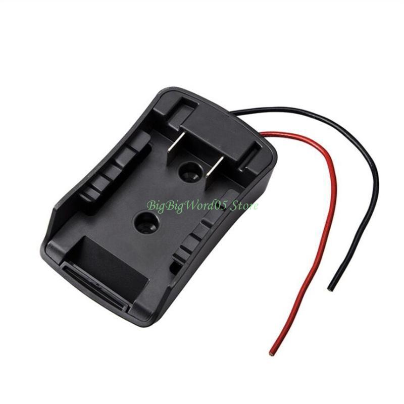24TE 18V-21V Battery Adapter Battery Dock Power Connector with Wires Connectors Wires Connectors Adapter Tool Accessories DIY