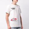 Off-White Graffiti Print Short Sleeve T-Shirt Men Tops White OMAA027R191850060288