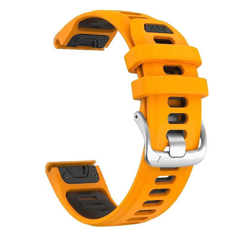 Bracelet de Montre en Silicone QuickFit 22mm 26mm pour Garmin Fenix 7 7X 8 6 Pro Enduro 3 2 Epix Pro Bracelet Sport Couleurs Correspondantes