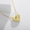 Women's Fashion Heart Pendant Necklace Chain Wedding Party Jewelry Christmas Birthday Gifts