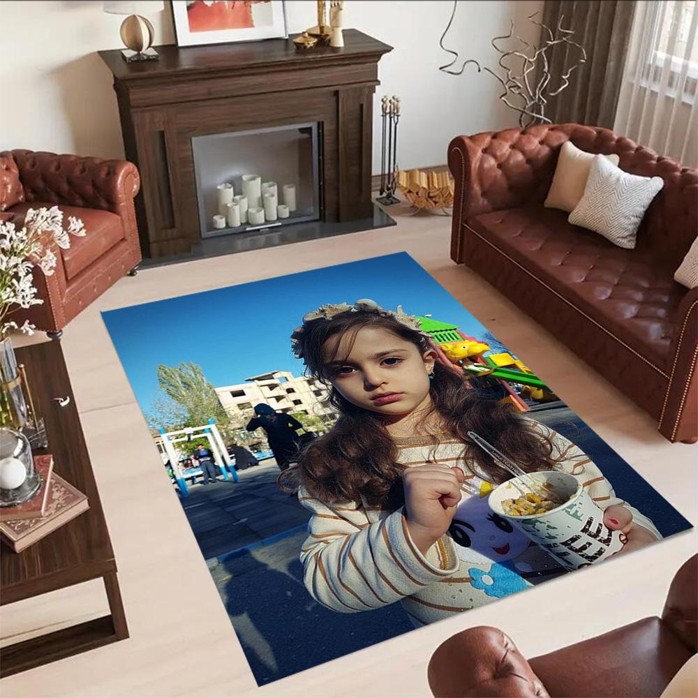 Customize Photo Personalized Picture Area Rug Perfect for Living Rooms Playrooms Outdoor Decorate Room Antislip Carpet Anime Office Decor