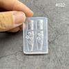 With Box Nailart Mold Transparent Silicone Template New Nail Art Template  Nail Decoration