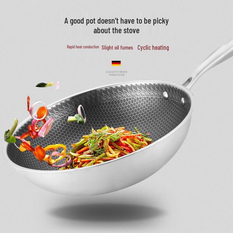 Debo Mario 304 Stainless Steel Wok