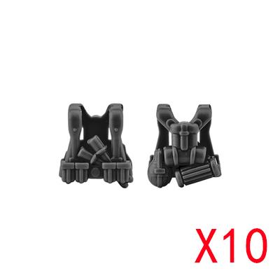 Building Blocks Soldier Figures Equipments Accessories Gifts Toys MOC USA Army Bulletproof Armored Vest Mini Bricks Toy DIY R28
