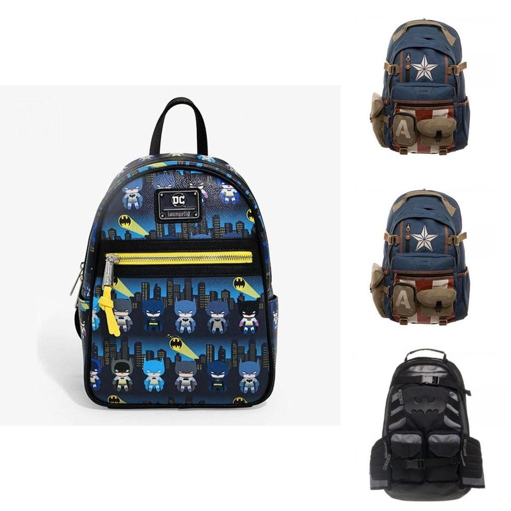 Marvel New Deadpool Backpack Breathable And Durable Travel Bag For Avengers And Batman Fans
