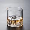 Glass Mountain Viewing Cup Japanese Mount Fuji Hidden Mountain Cup Japanese Whiskey Cup Home High Beauty Water Cup Creative