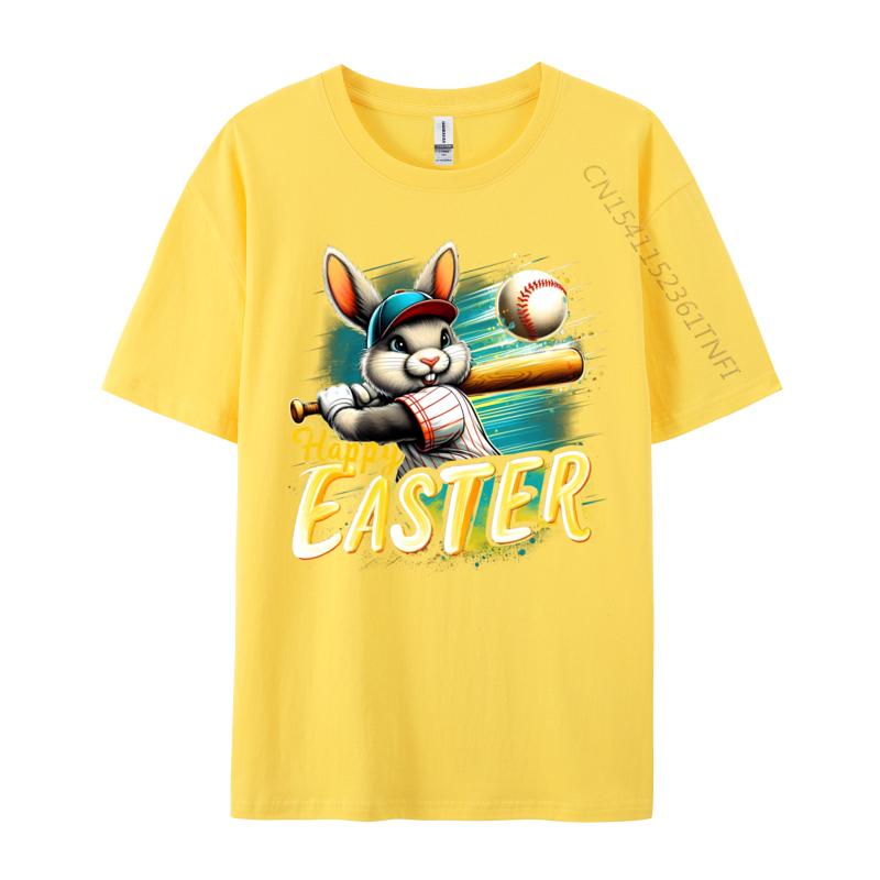 Unisex Tshirts Funny Bunny Baseball Unisex Special Leisure Tops Tees Cotton Fabric T Shirt Printed On Normal T Shirt
