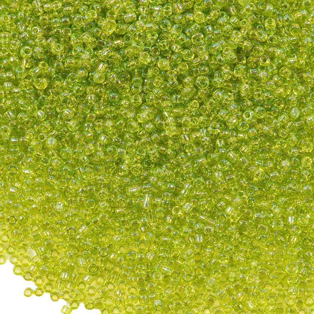 FGB Transparente Irisierende 2mm Runde Glasperlen für DIY Schmuck