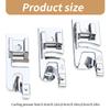 3 Size Narrow Rolled Hem Presser Foot 3mm 4mm 6mm Hemming Feet for Household Multifunctional Sewing Machine Supplies