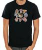 Fun Cartoon Mushroom Figures Short Sleeve Unisex T Shirt G559