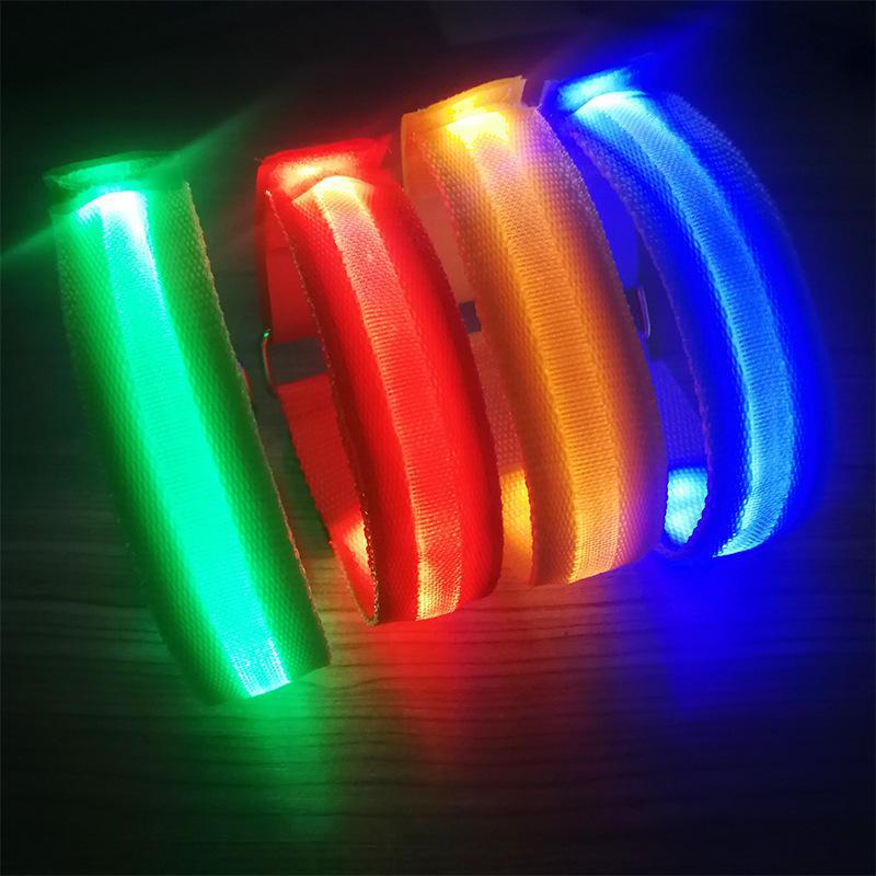 LED Reflective Sports Armband – Safety Bracelet for Night Running, Cycling, Concerts, and Parties