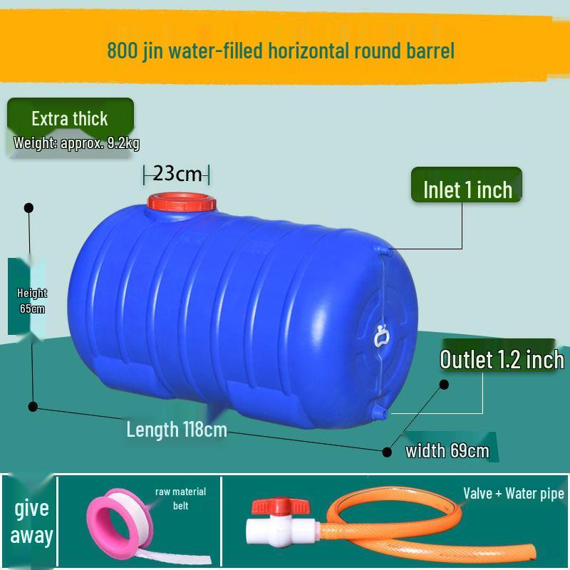 Lebensmittelechter Kunststoff-Wassertank mit großer Kapazität - Horizontal rechteckiges Design für den Heimgebrauch