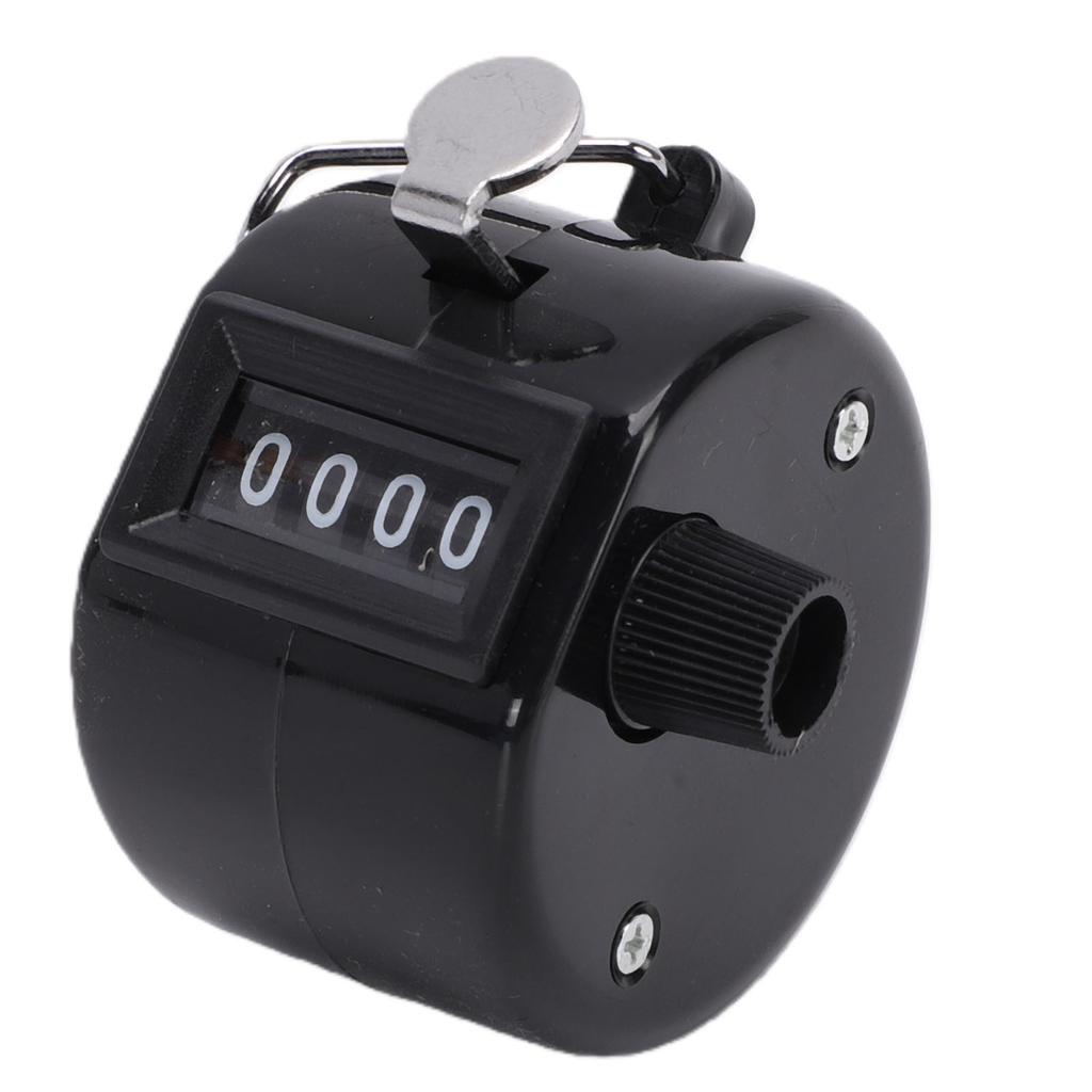 4 Digit Number Counter Compact Hand Mechanical Counter with Reset Knob for Counting Numbers Knitting