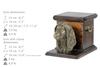 Afghan Hound, Tazi - Urn for Dog Ashes with a Statuette, Elegant Urn for a Dog, Unique Urn with a Bust of a Dog by Art-Dog Brand