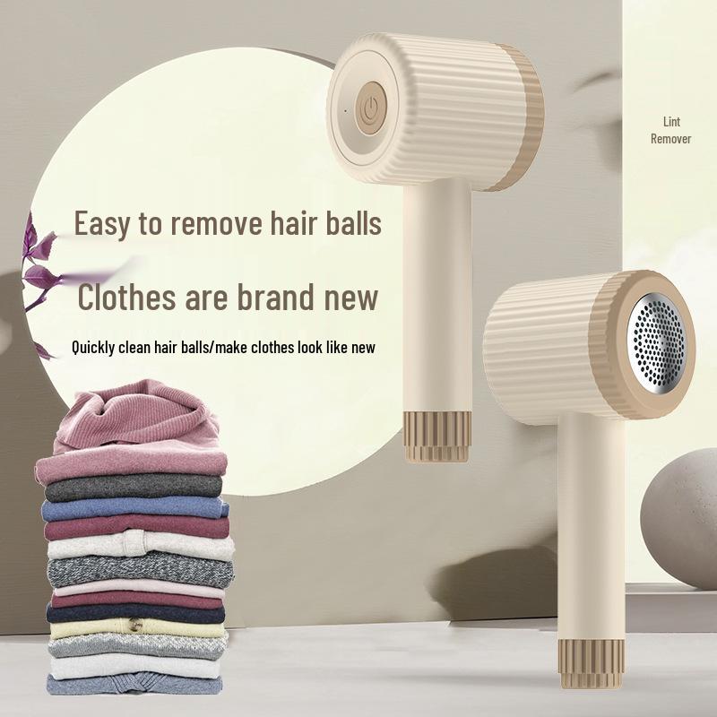 Pompon Rechargeable 2-in-1 Lint Roller & Fabric Shaver