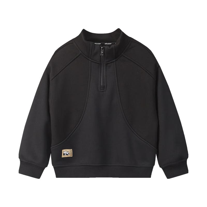 EBAER Kids  Unisex Xinjiang Cotton Half-Placket Sweatshirt 110