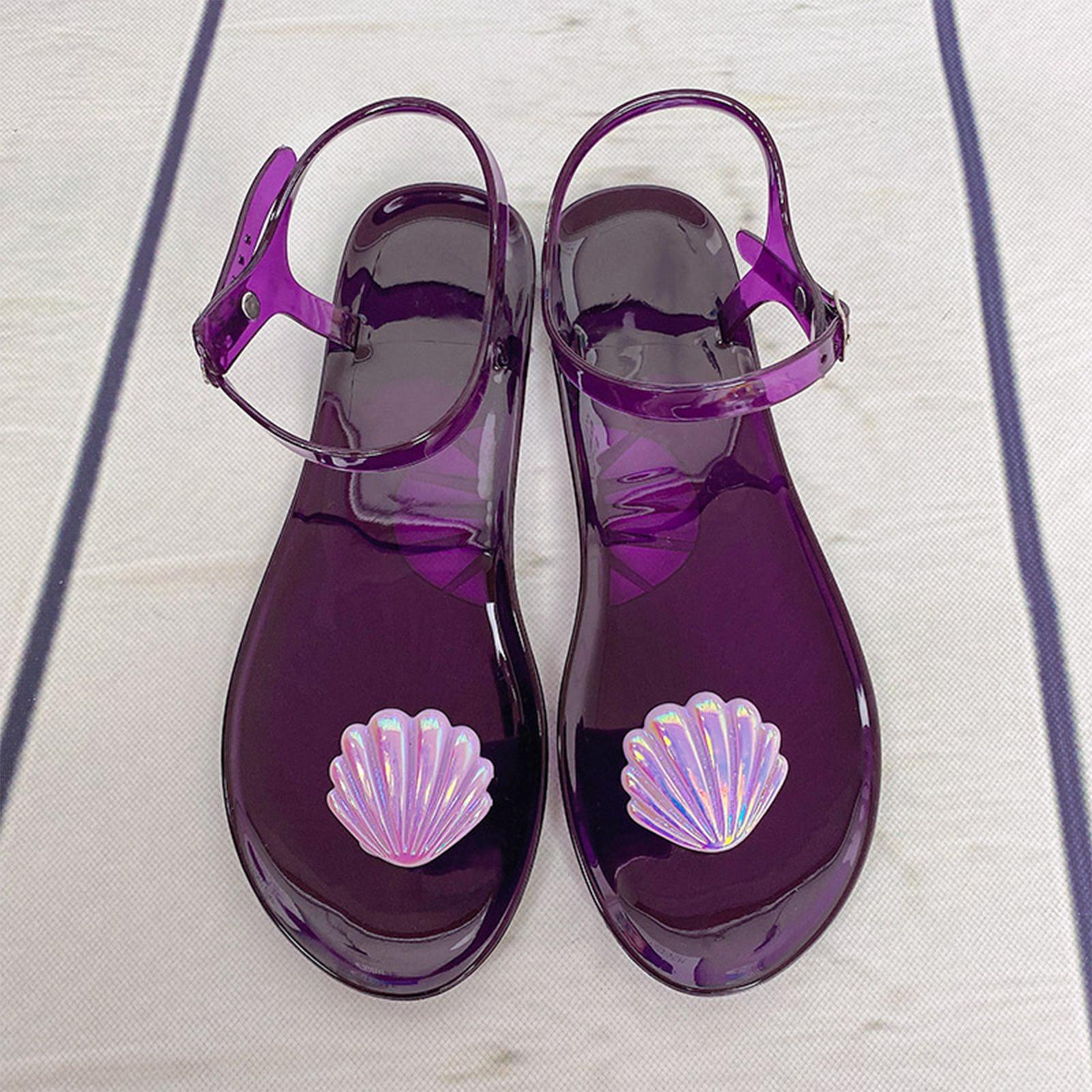 Summer Women s Leisure Beach Outdoor Fashionable And Comfortable Sandals 41 фиолетовый