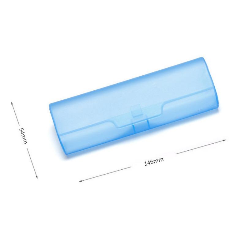Transparent Plastic Sunglasses Case for Glasses Hard Sun Galsses Case Protector Box Students Reading Glasses Case Box Portable