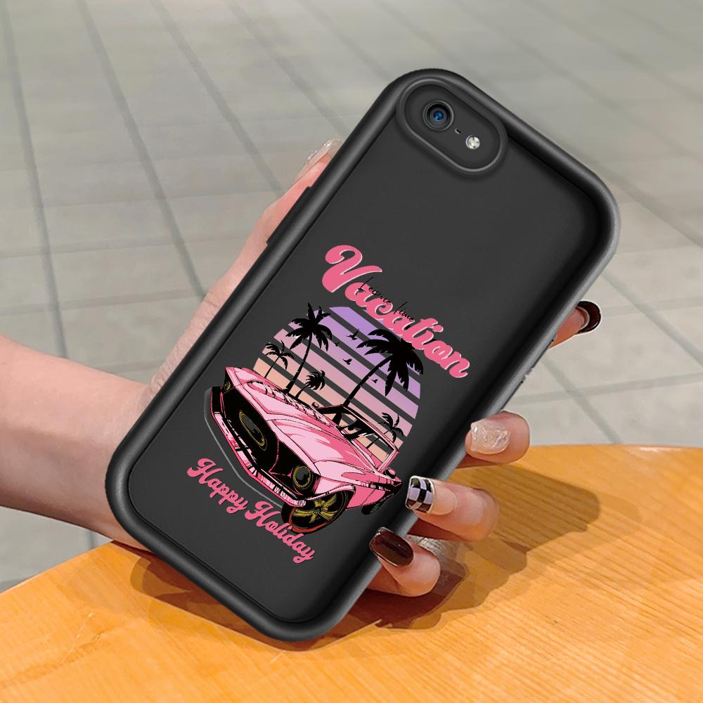 

Мягкий силиконовый квадратный чехол с рисунком лестницы для телефона, полное покрытие камеры, противоударный защитный резиновый чехол для iPhone Infinix Tecno OnePlus Google Pixel 7 чёрный