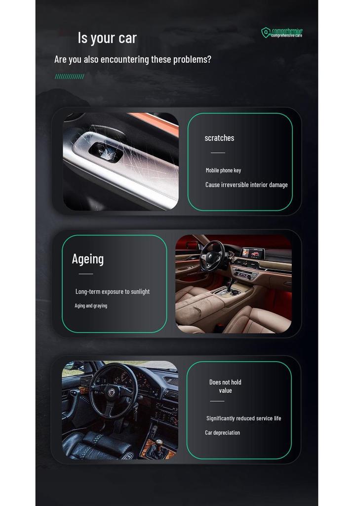 Transparent TPU Interior Film for 2021-2025 GAC Aion V Plus Console and Door Panels