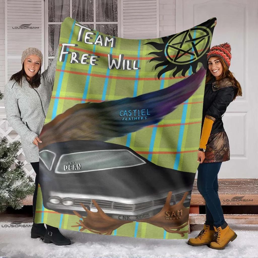 Multi-size Supernatural 3D Printing Four Seasons Blanket Sofa Cover Travel Bed Plush Blanket Lightweight Flannel Blanket