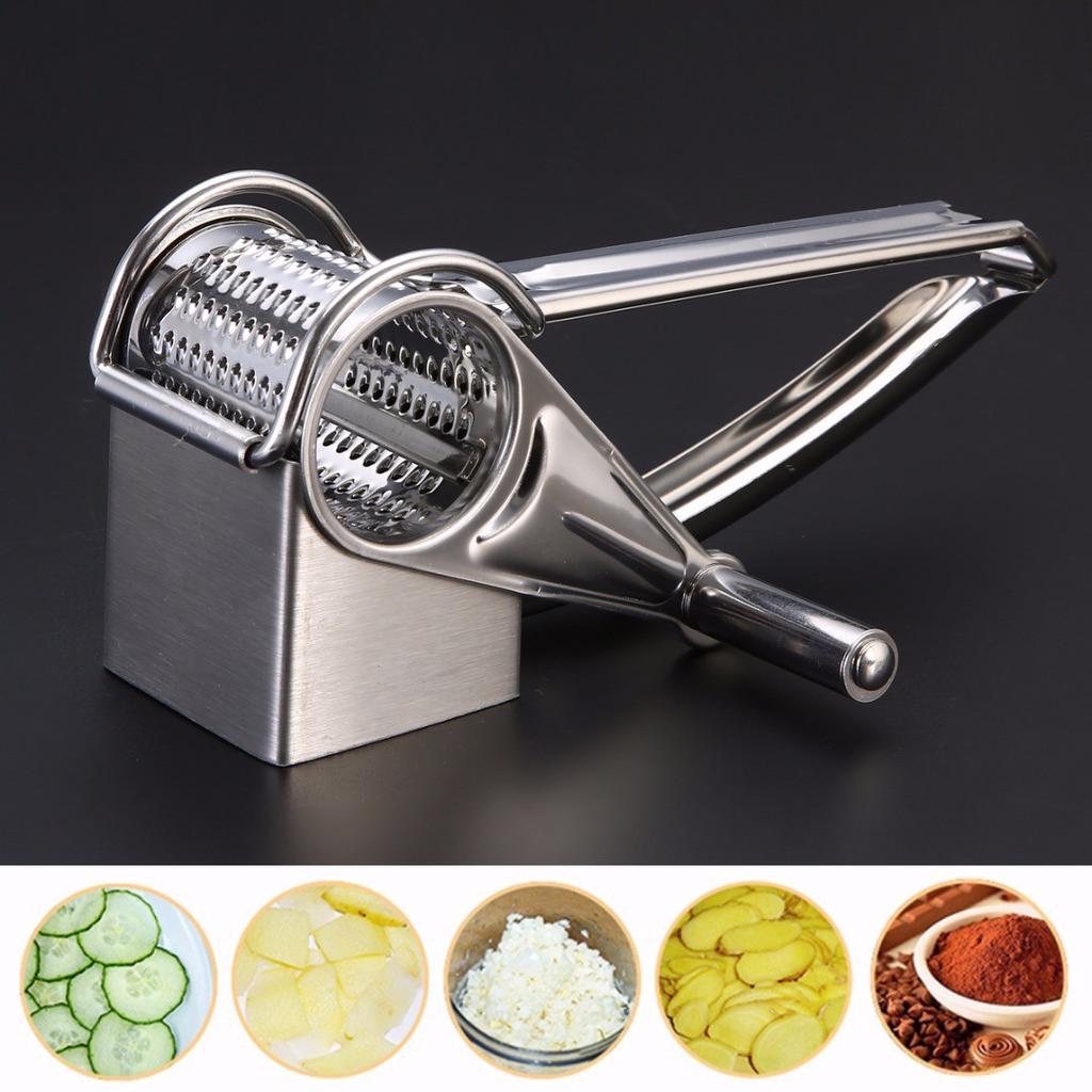 Ручная барабанная терка из нержавеющей стали для овощей или шоколада ...