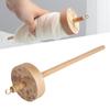 Top Whorl Garen Spinner Drop Spindel Ambachtelijk Gereedschap 12,80 inch Draagbaar Wiel Gereedschap Handgesneden Hout