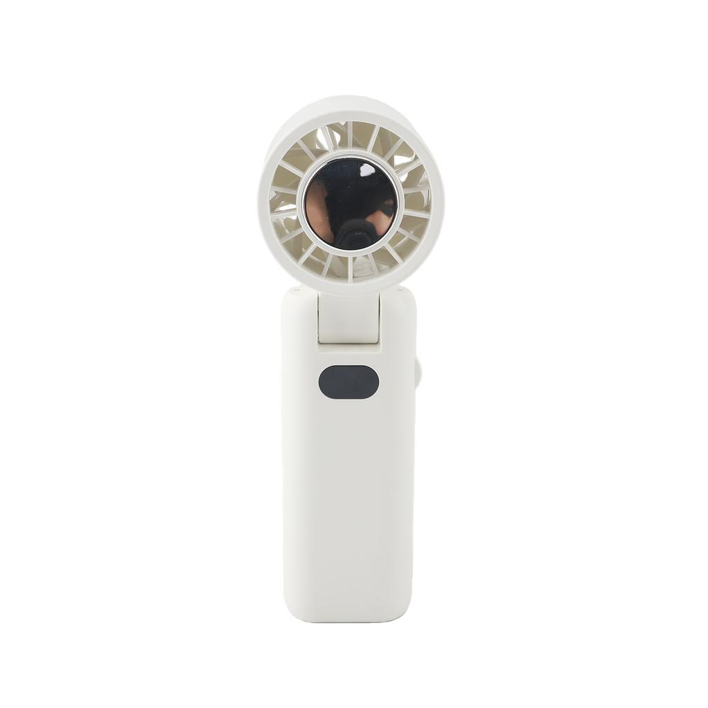 Clip On Fan Portable Mini Fan 3600mAh Battery 5 Speeds 360 Degrees Adjustable for Outdoor Indoor Use White